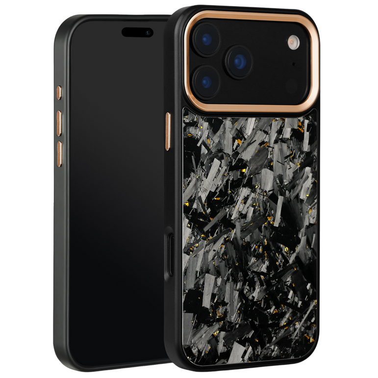 Forged Carbon iPhone Case – Gold Large Fragment | Forge Series V2