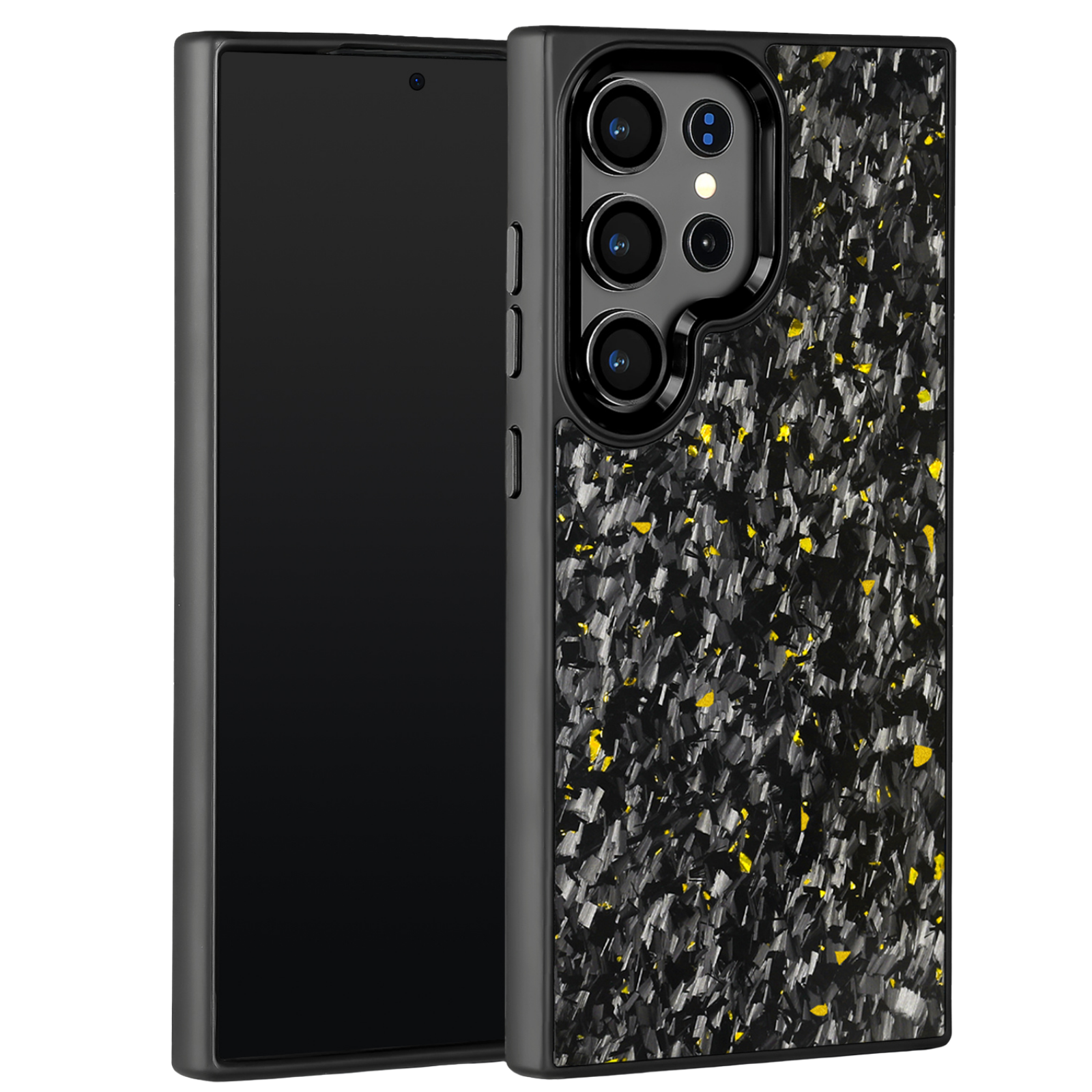 Forged Carbon Samsung Case – Gold Fragment | Forge Series