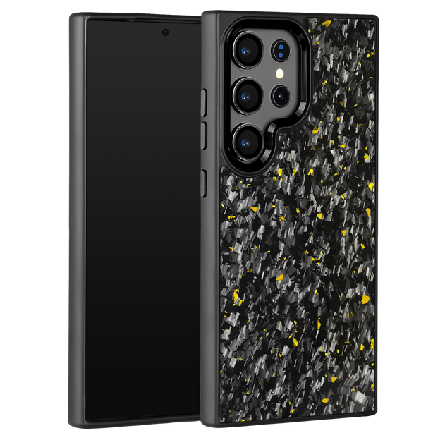 Forged Carbon Samsung Case – Gold Fragment | Forge Series