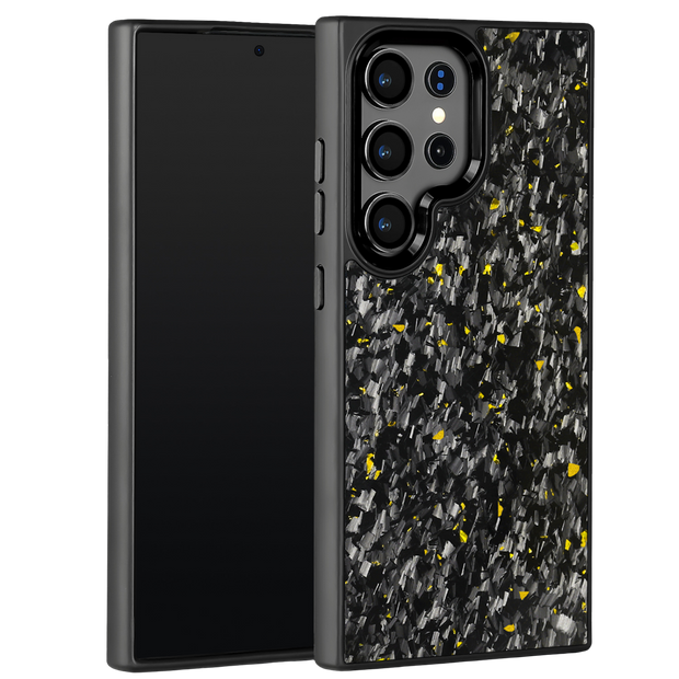 Forged Carbon Samsung Case – Gold Fragment | Forge Series