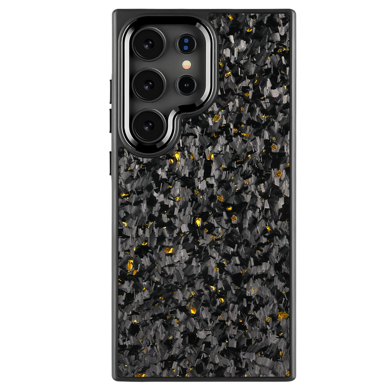 Forged Carbon Samsung Case – Gold Fragment | Forge Series