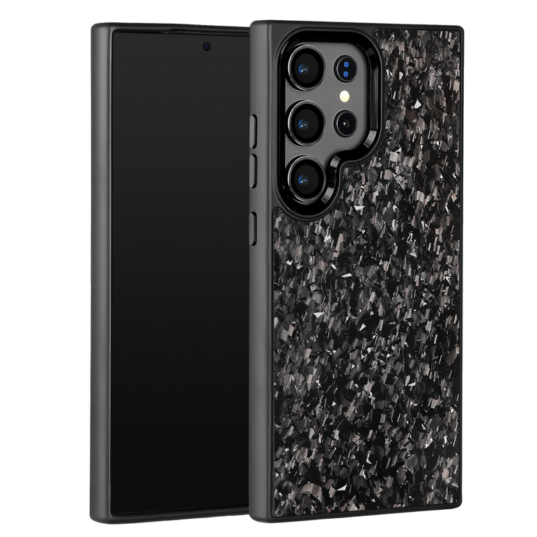 Forged Carbon Samsung Case – Silver Fragment | Forge Series