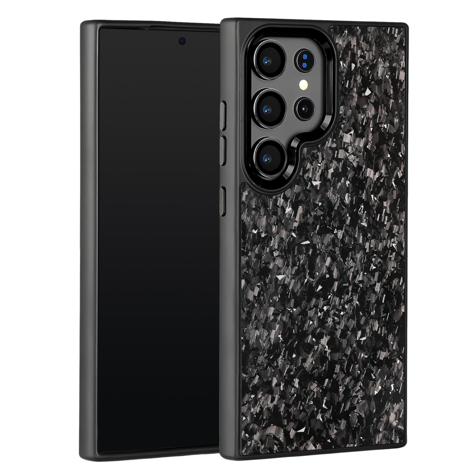 Forged Carbon Samsung Case – Silver Fragment | Forge Series