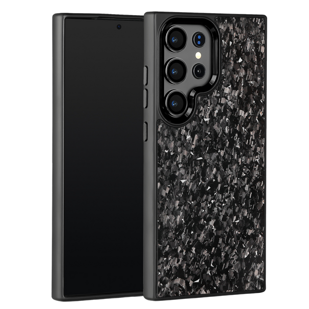 Forged Carbon Samsung Case – Silver Fragment | Forge Series