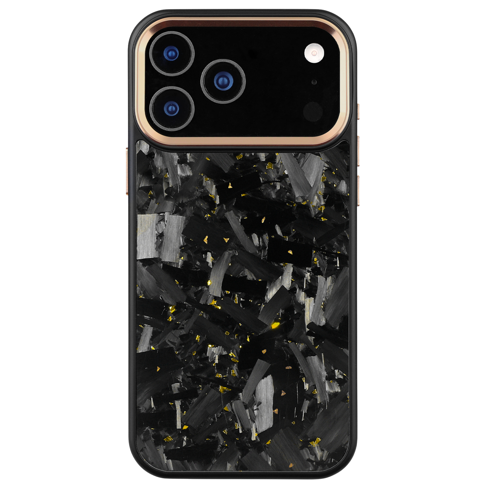 Forged Carbon iPhone Case – Gold Large Fragment | Forge Series V2