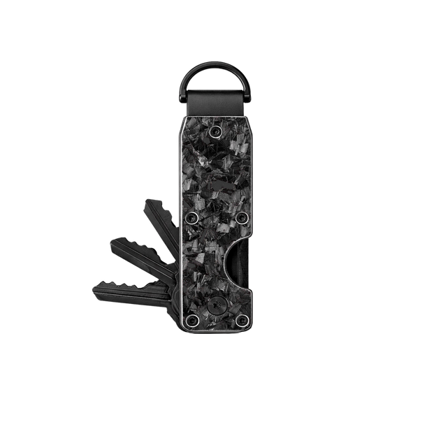 Black Fragment | Forged Carbon Fiber | Key Case