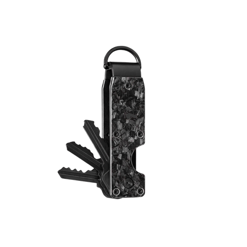 Black Fragment | Forged Carbon Fiber | Key Case