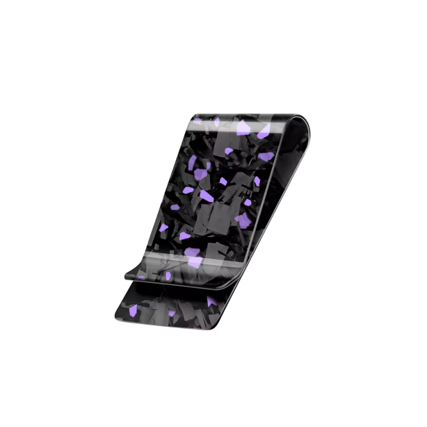 Cash Clip | Purple Forged Carbon Fiber