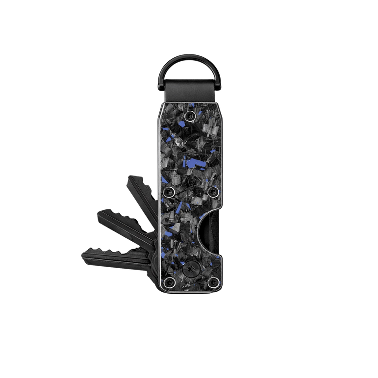 Blue Fragment | Forged Carbon Fiber | Key Case