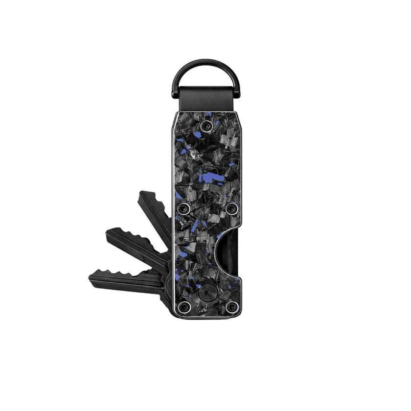Blue Fragment | Forged Carbon Fiber | Key Case