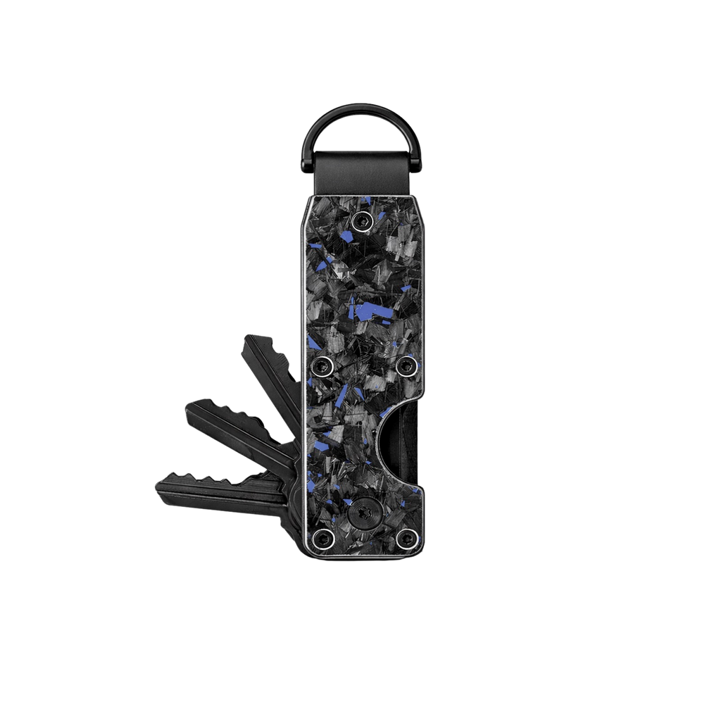 Blue Fragment | Forged Carbon Fiber | Key Case