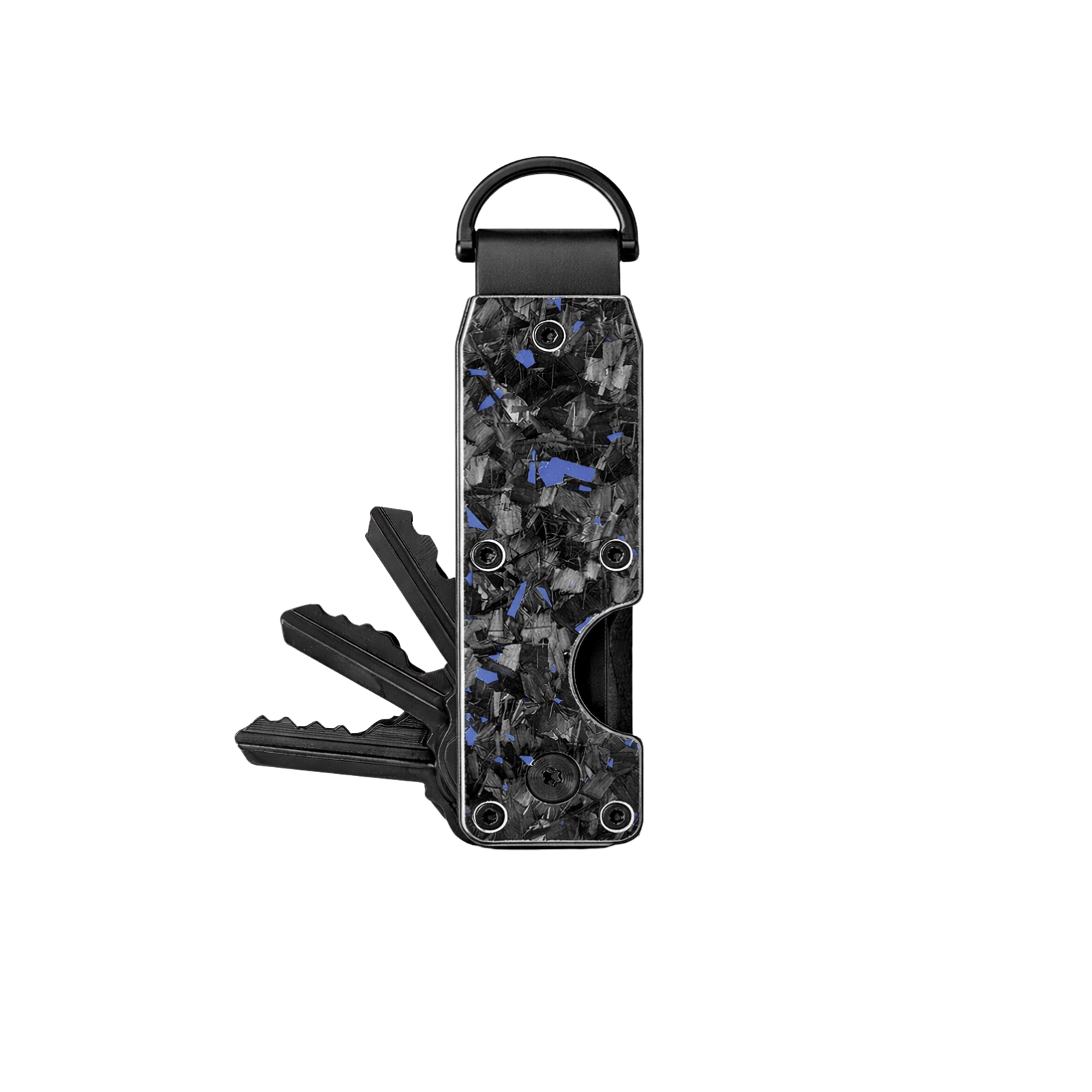 Blue Fragment | Forged Carbon Fiber | Key Case