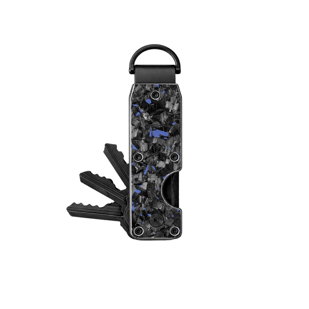 Blue Fragment | Forged Carbon Fiber | Key Case