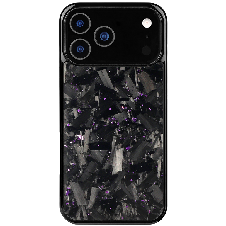 Forged Carbon iPhone Case – Purple Fragment Large | Forge Series V1