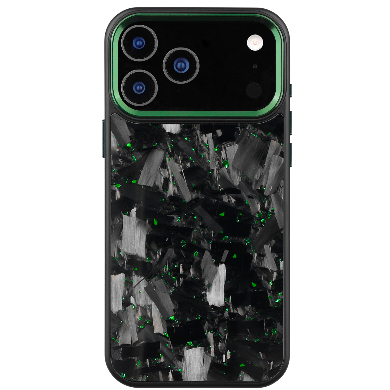 Forged Carbon iPhone Case – Green Large Fragment | Forge Series V2
