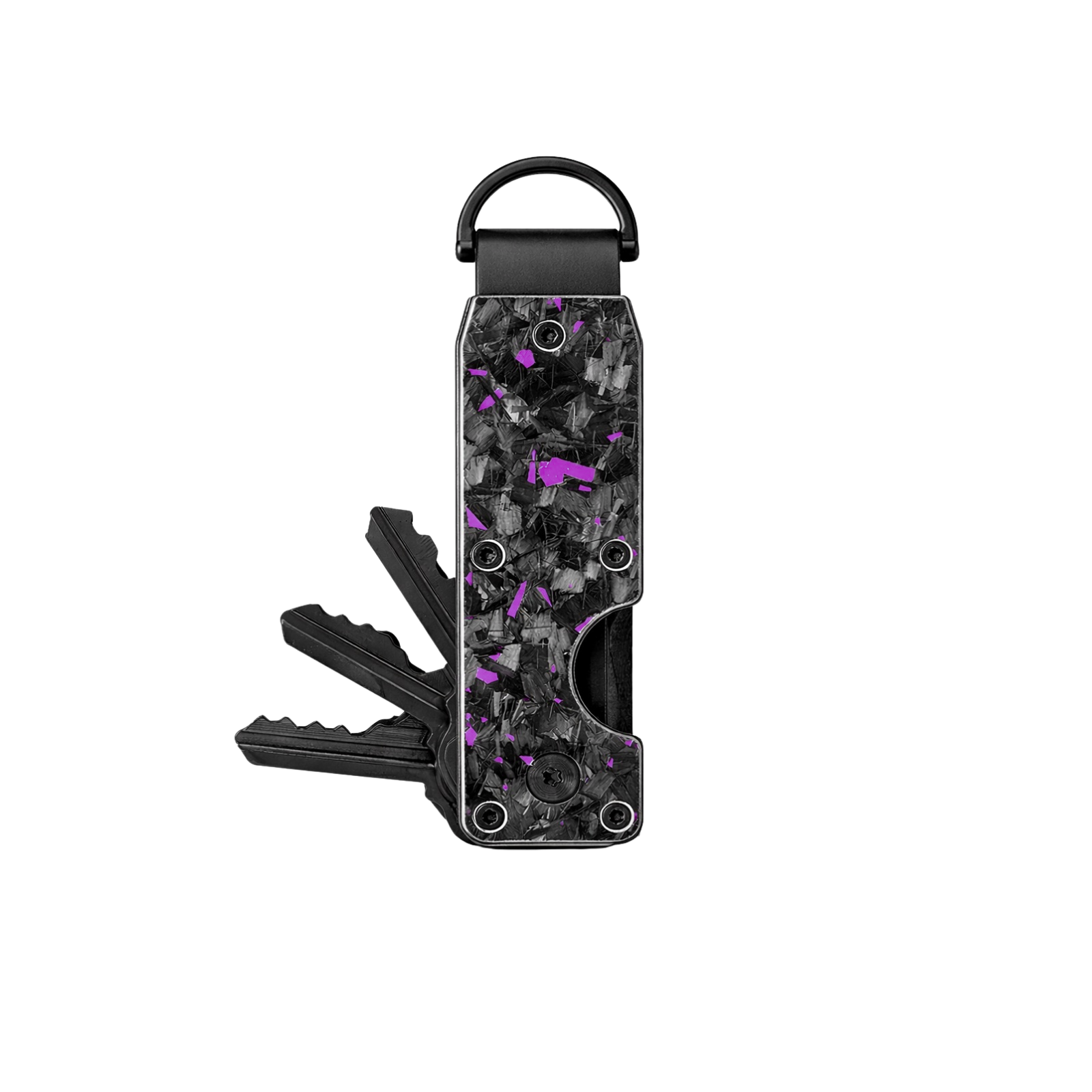 Purple Fragment | Forged Carbon Fiber | Key Case