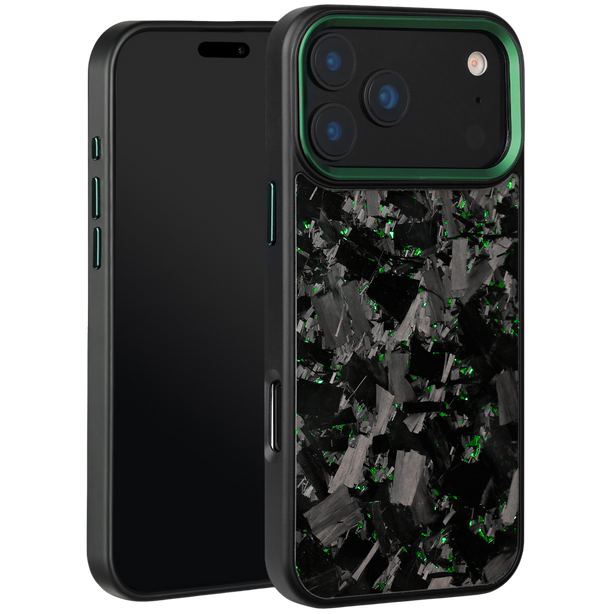 Forged Carbon iPhone Case – Green Large Fragment | Forge Series V2