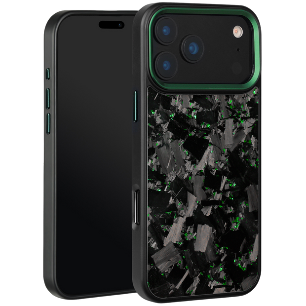 Forged Carbon iPhone Case – Green Large Fragment | Forge Series V2