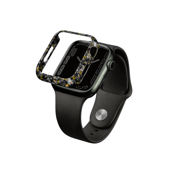 Forged Carbon Fiber Apple Watch Case | Yellow Fragment