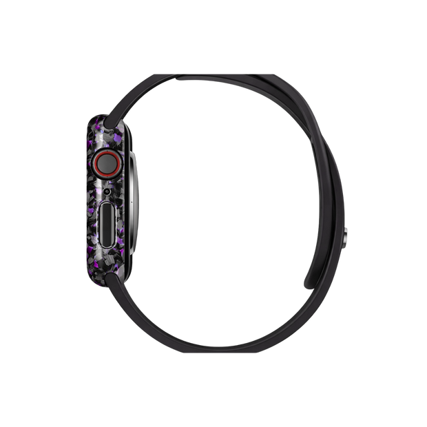 Forged Carbon Fiber Apple Watch Case | Purple Fragment