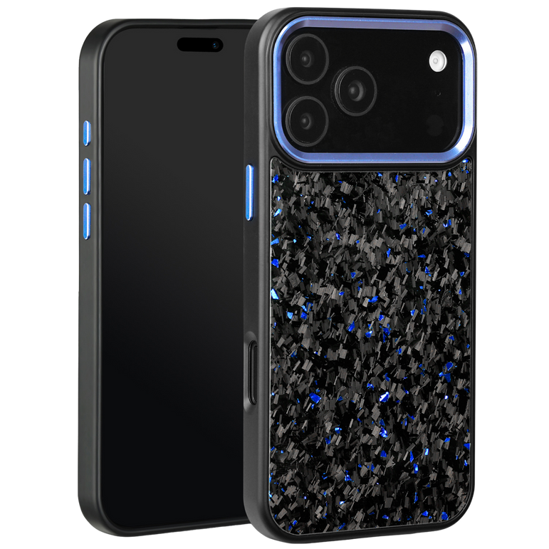 Forged Carbon iPhone Case – Blue Fragment | Forge Series V2
