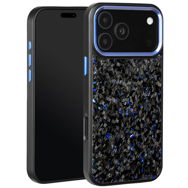 Forged Carbon iPhone Case – Blue Fragment | Forge Series V2