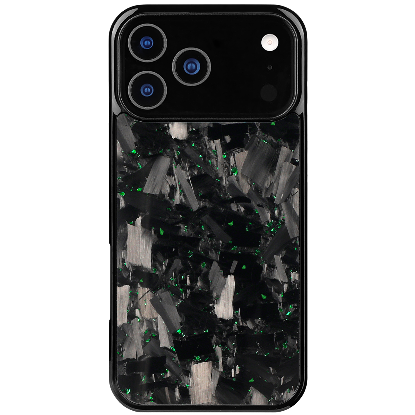 Forged Carbon iPhone Case – Green Fragment Large | Forge Series V1