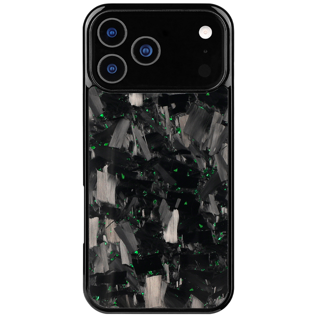 Forged Carbon iPhone Case – Green Fragment Large | Forge Series V1
