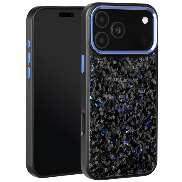 Forged Carbon iPhone Case – Blue Fragment | Forge Series V2