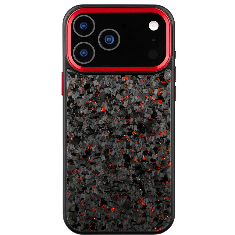 Forged Carbon iPhone Case – Red Fragment | Forge Series V2