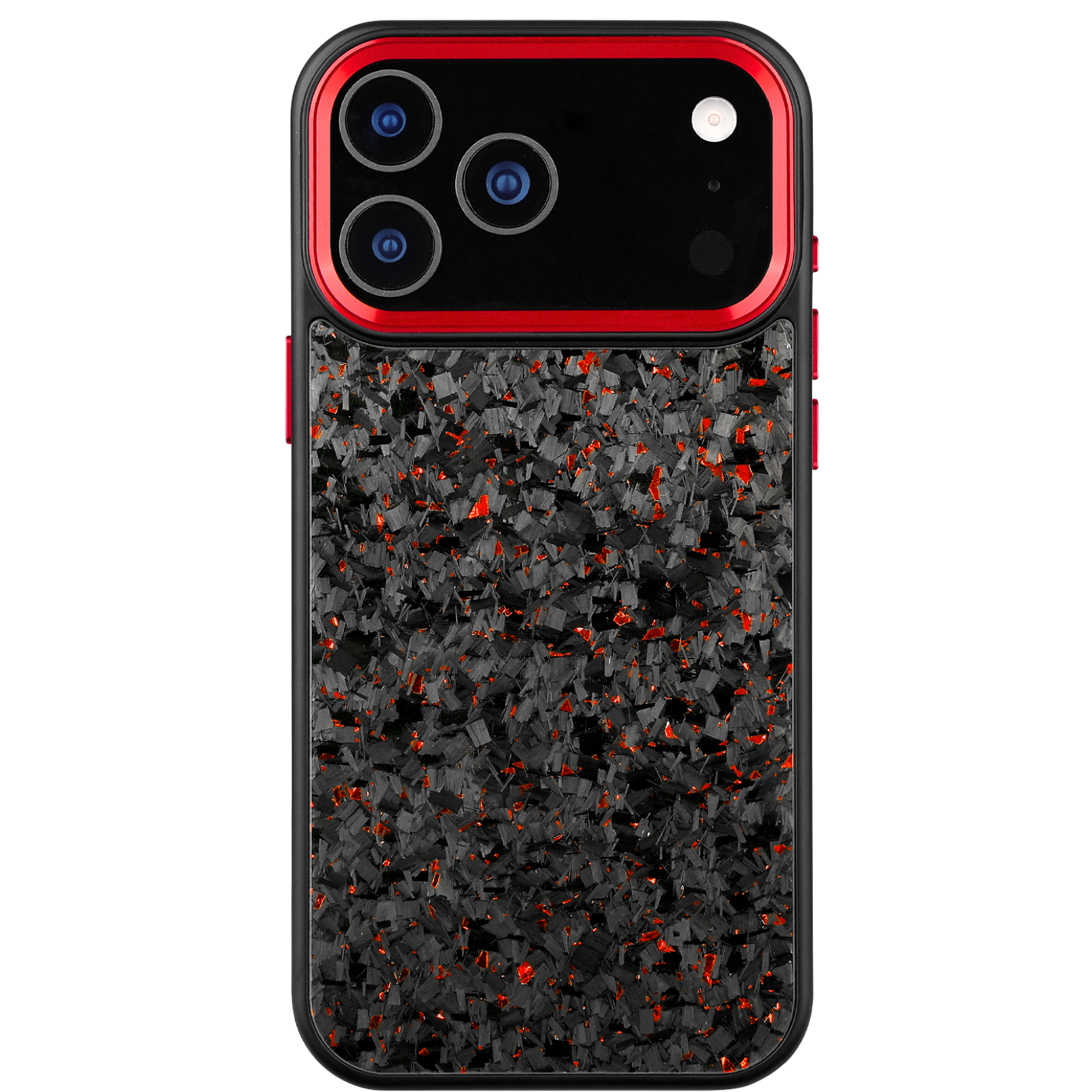 Forged Carbon iPhone Case – Red Fragment | Forge Series V2