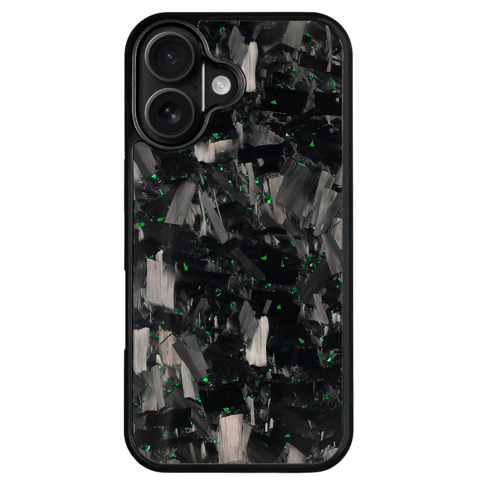 Forged Carbon iPhone Case – Green Fragment Large | Forge Series V1