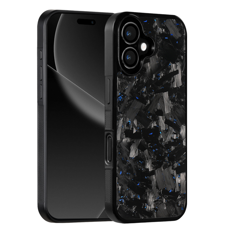 Forged Carbon iPhone Case – Blue Fragment Large | Forge Series V1