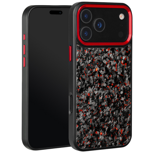 Forged Carbon iPhone Case – Red Fragment | Forge Series V2