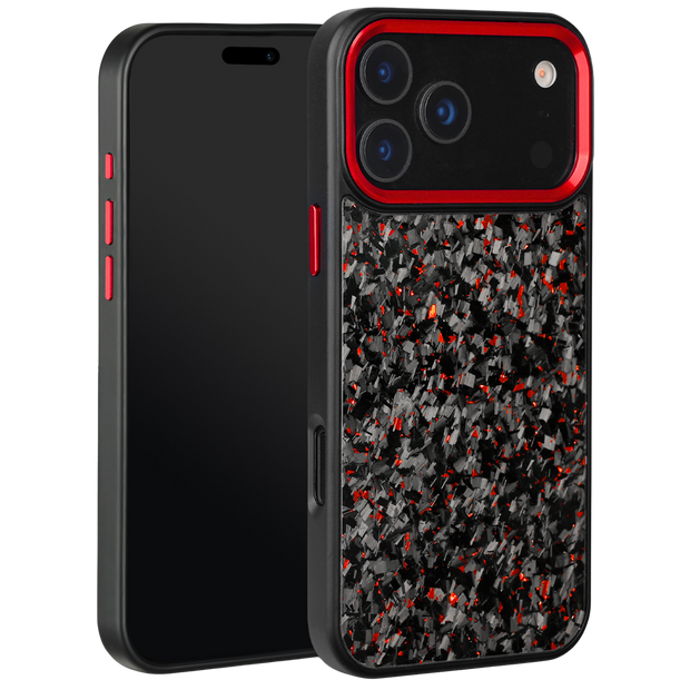 Forged Carbon iPhone Case – Red Fragment | Forge Series V2