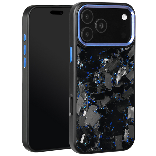 Forged Carbon iPhone Case – Blue Large Fragment | Forge Series V2