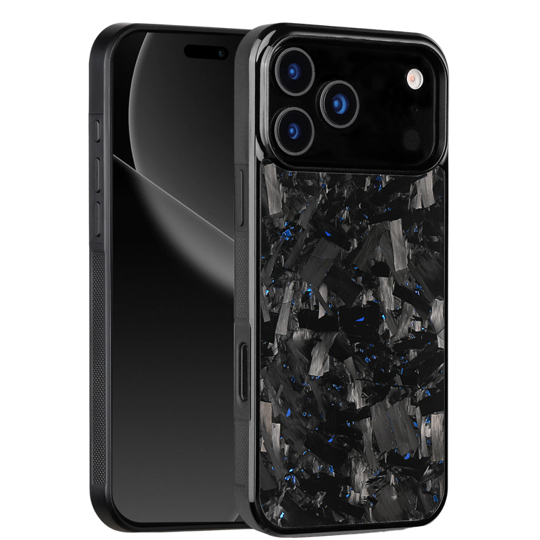 Forged Carbon iPhone Case – Blue Fragment Large | Forge Series V1