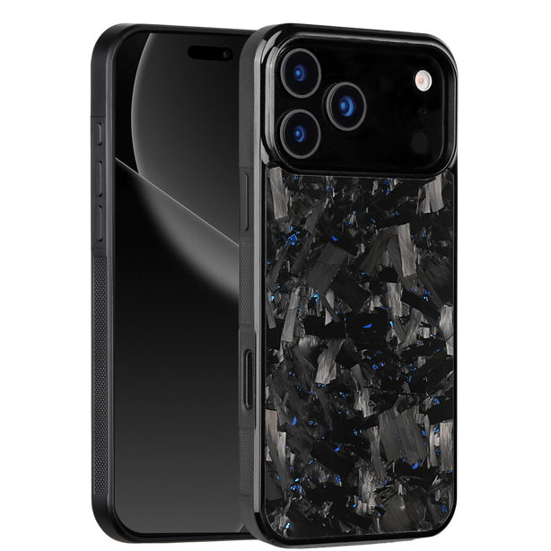 Forged Carbon iPhone Case – Blue Fragment Large | Forge Series V1