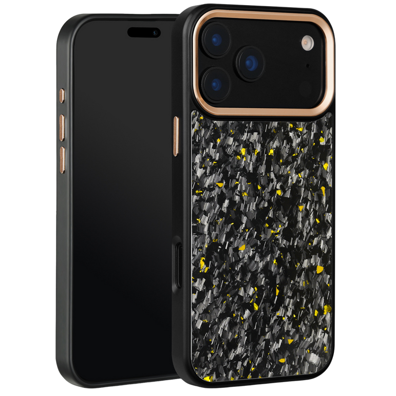 Forged Carbon iPhone Case – Gold Fragment | Forge Series V2
