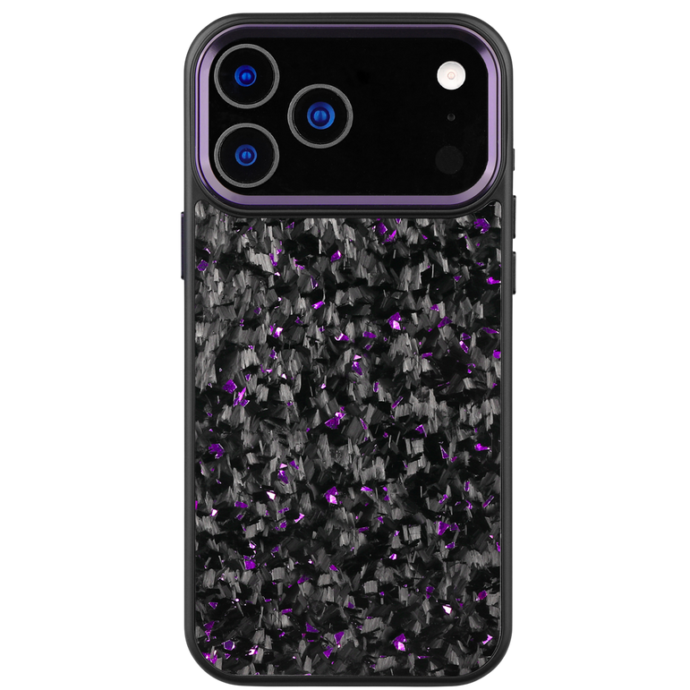 Forged Carbon iPhone Case – Purple Fragment | Forge Series V2