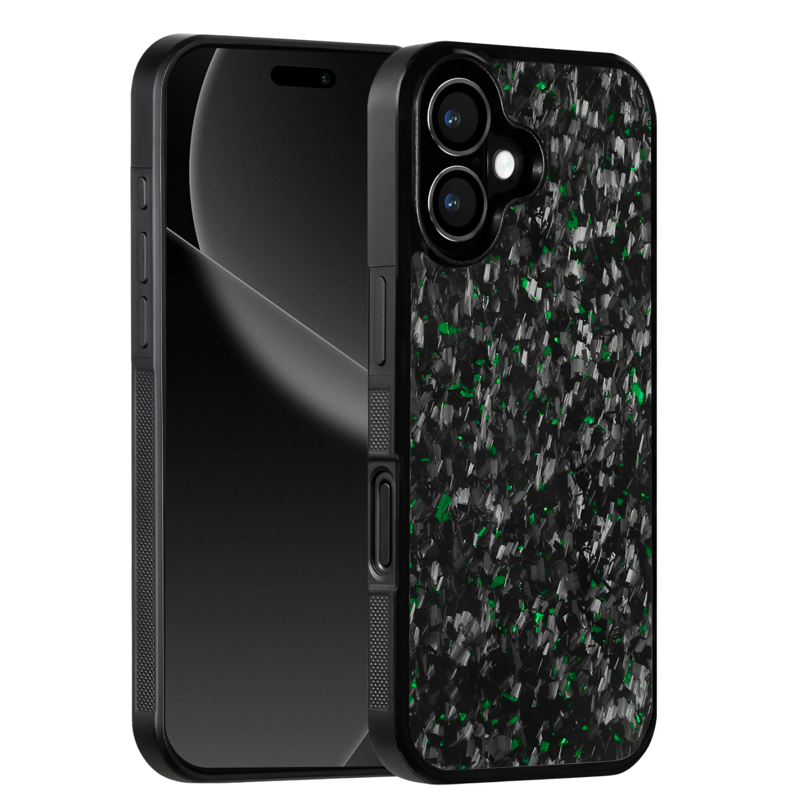 Forged Carbon iPhone Case – Green Fragment | Forge Series V1