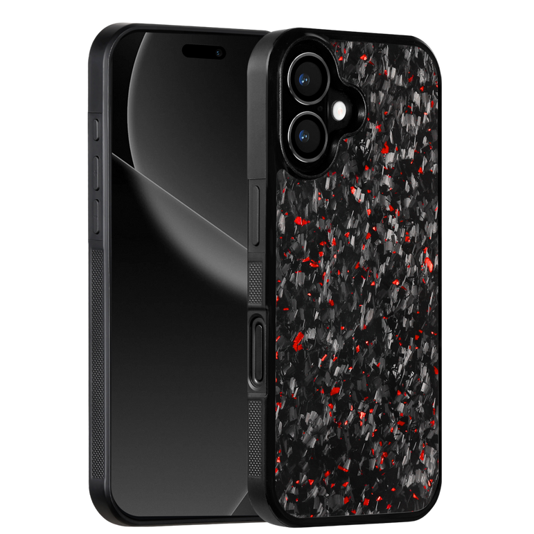 Forged Carbon iPhone Case – Red Fragment | Forge Series V1