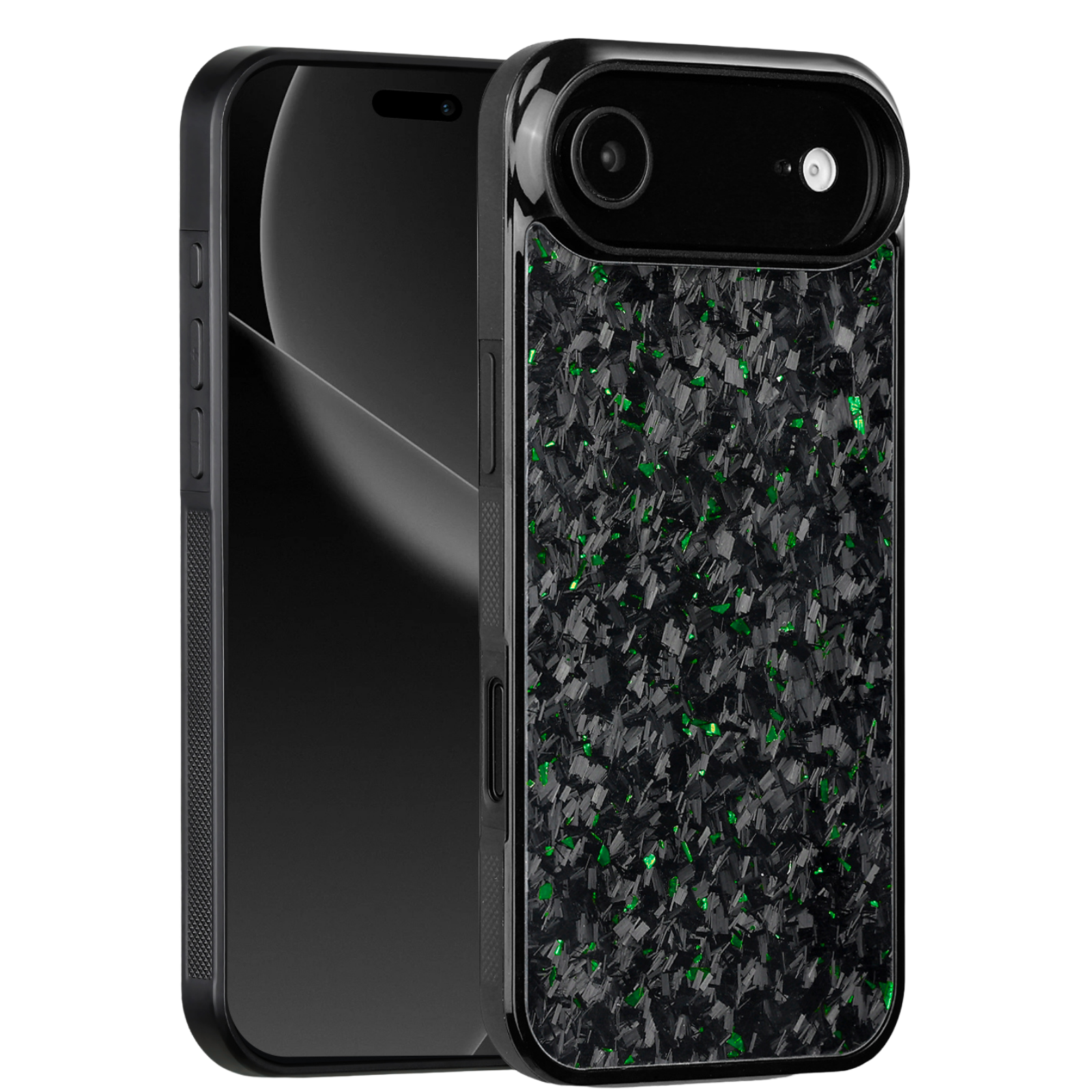 Forged Carbon iPhone Case – Green Fragment | Forge Series V1