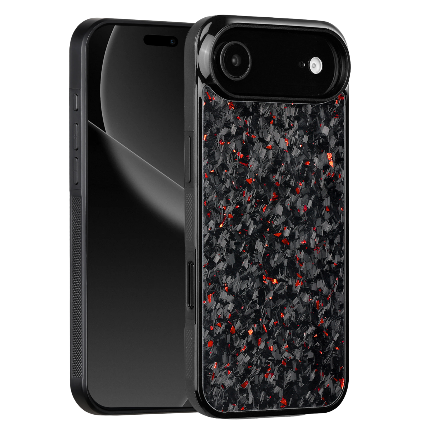 Forged Carbon iPhone Case – Red Fragment | Forge Series V1