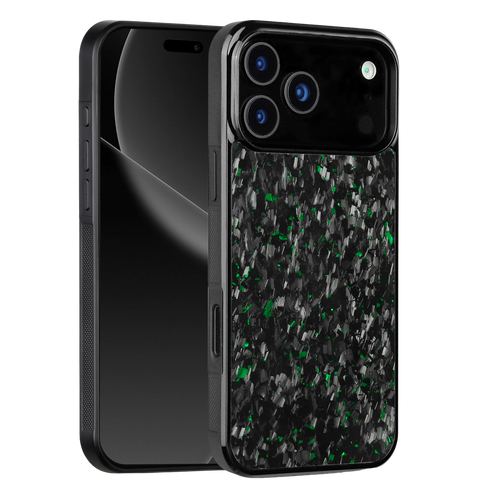Forged Carbon iPhone Case – Green Fragment | Forge Series V1