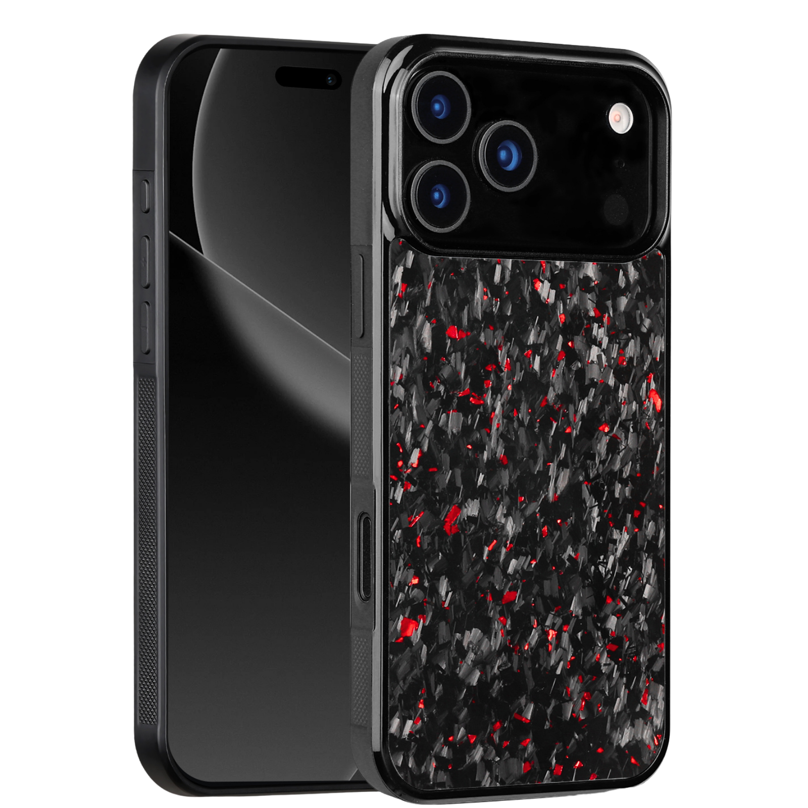 Forged Carbon iPhone Case – Red Fragment | Forge Series V1
