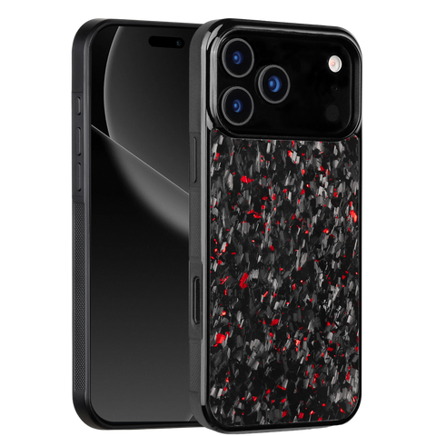 Forged Carbon iPhone Case – Red Fragment | Forge Series V1