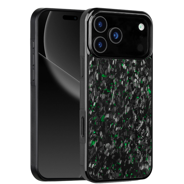 Forged Carbon iPhone Case – Green Fragment | Forge Series V1