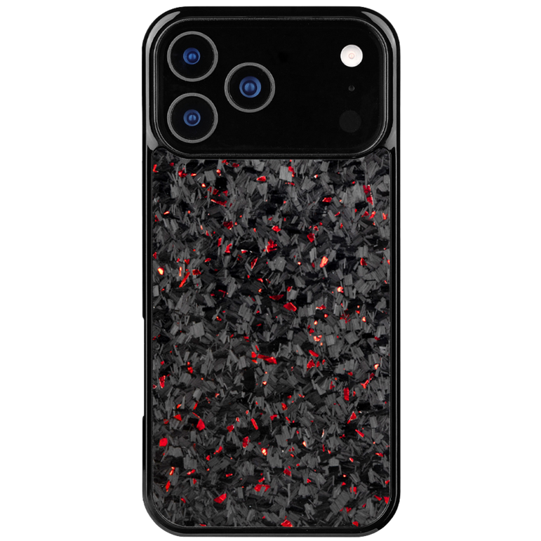Forged Carbon iPhone Case – Red Fragment | Forge Series V1