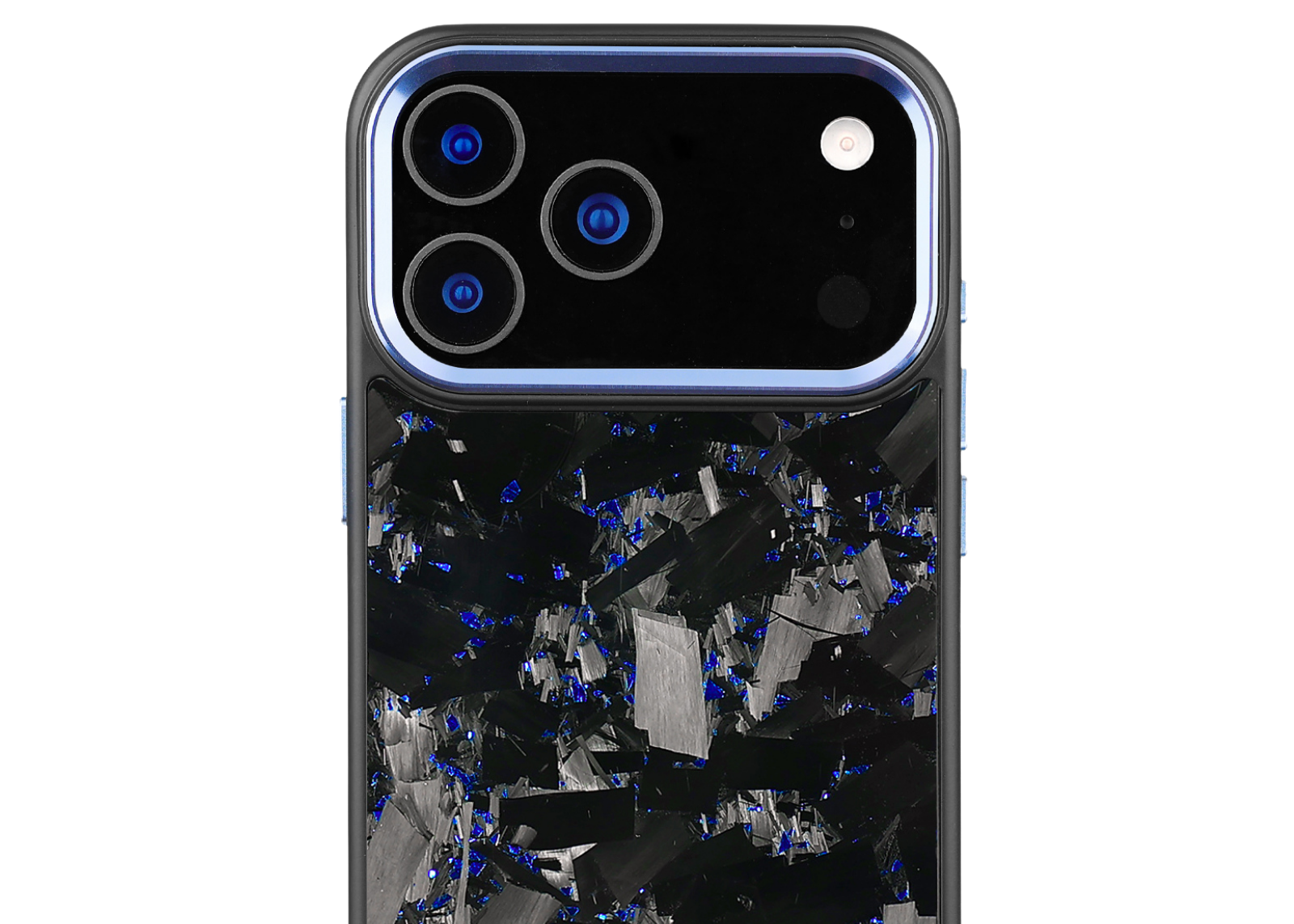 Forged Carbon iPhone Case – Blue Large Fragment | Forge Series V2